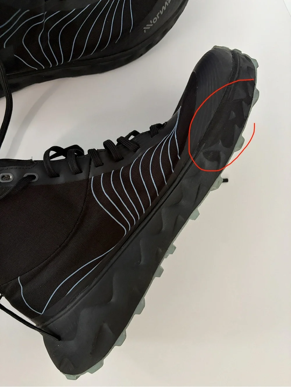 NNormal Shoes Томіг 01 Boots WF Shoes Black/Blue size 11